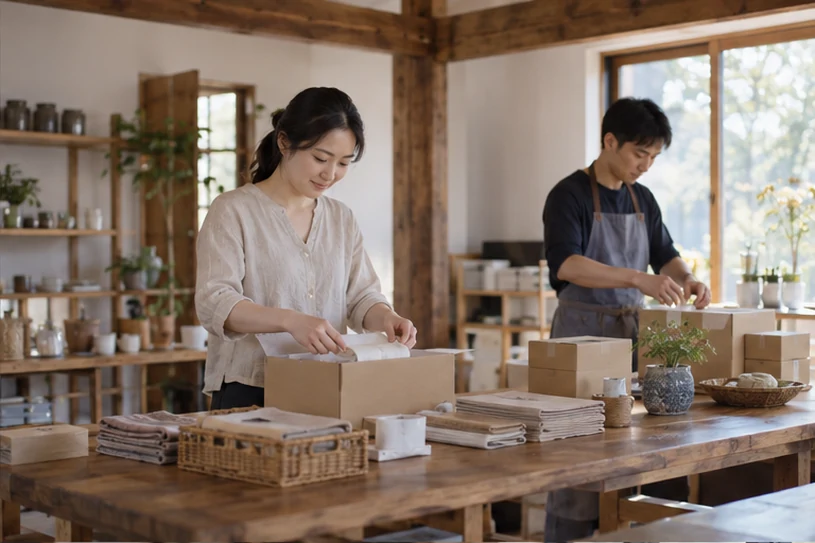 企业网站展示业务与服务信息的场景示意