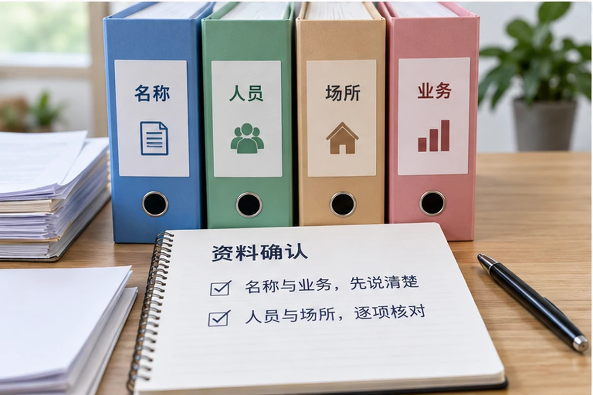 创业者一起整理开办计划的服务场景示意