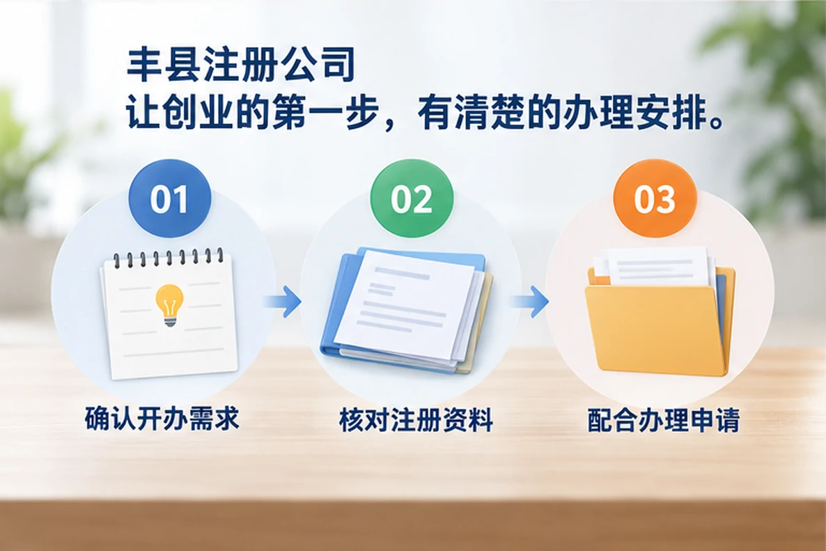 核对注册公司资料与办理事项的服务场景示意