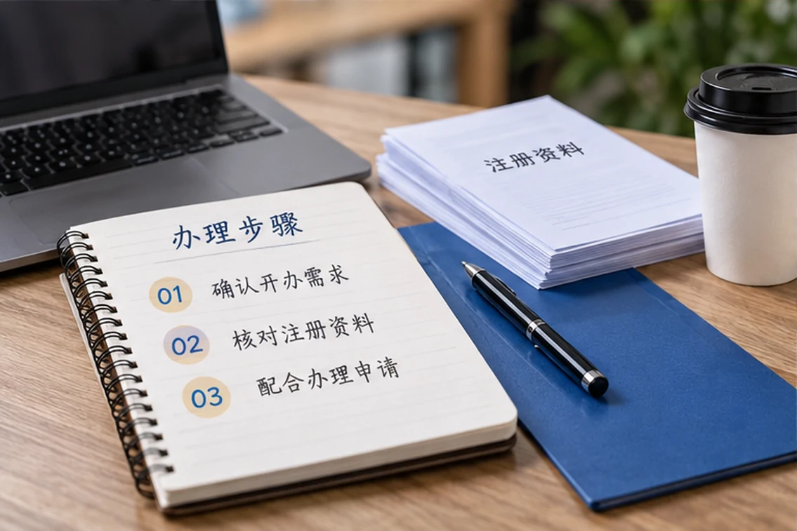 创业者一起整理开办计划的服务场景示意