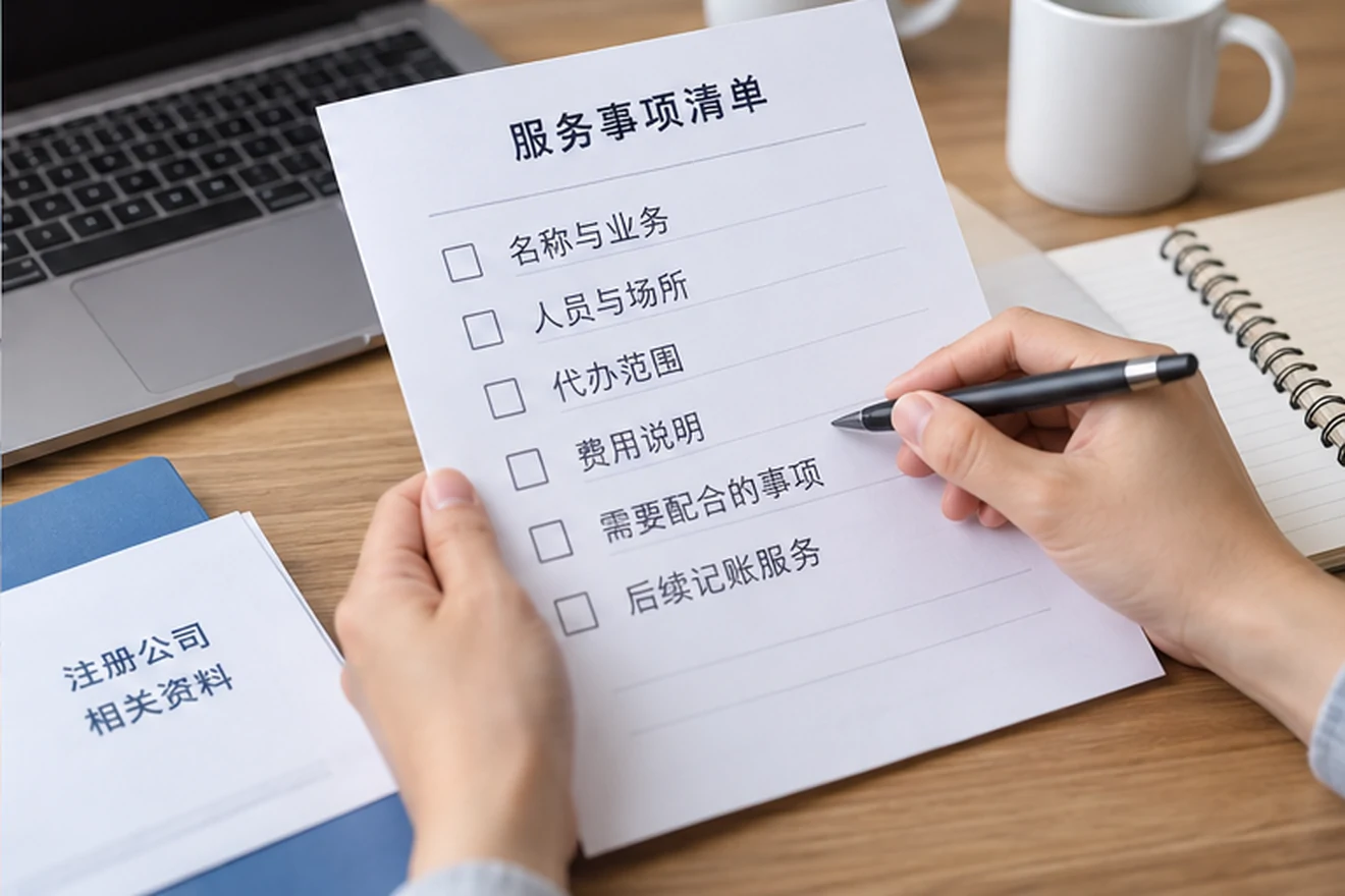 创业者一起整理开办计划的服务场景示意