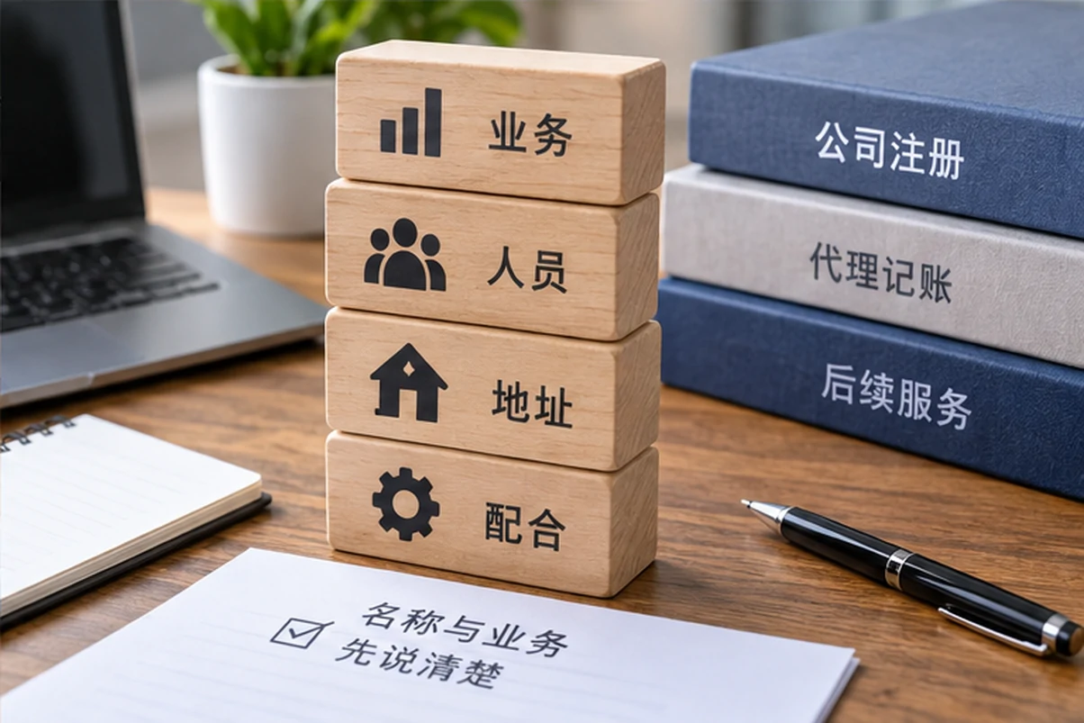 创业者一起整理开办计划的服务场景示意