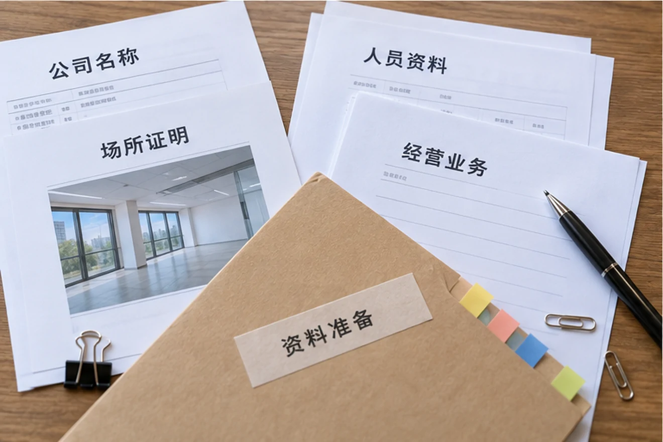 创业者一起整理开办计划的服务场景示意