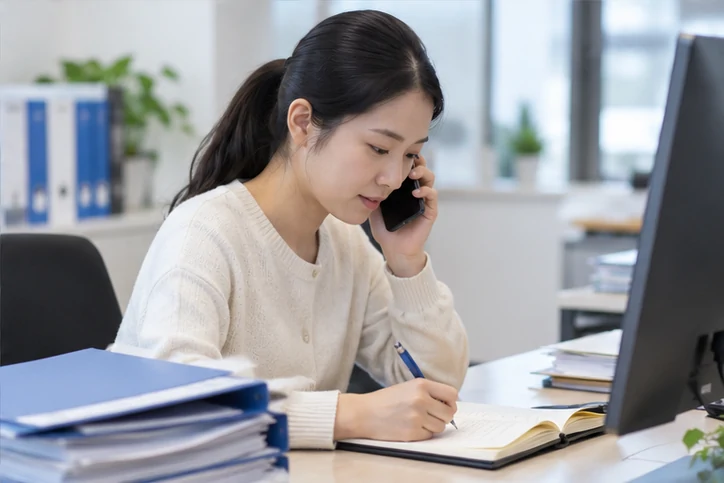 在线客服接待与咨询整理的服务场景示意