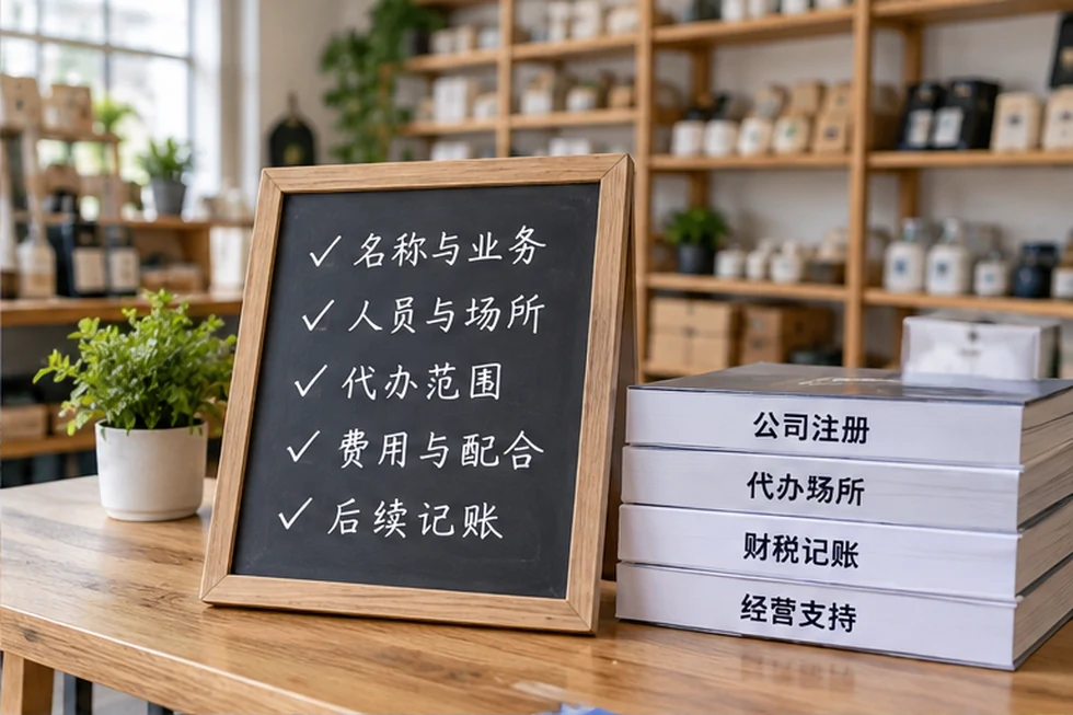 创业者一起整理开办计划的服务场景示意