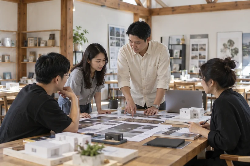 企业网站展示业务与服务信息的场景示意