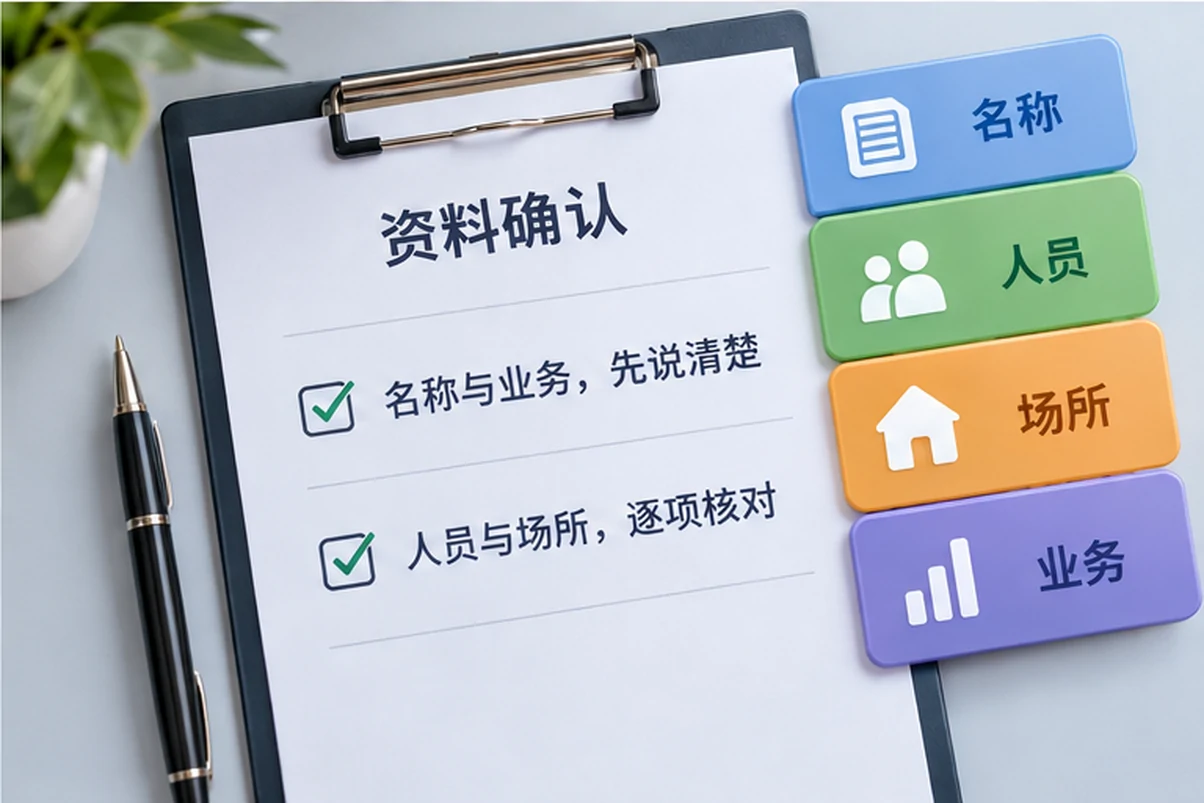 创业者一起整理开办计划的服务场景示意