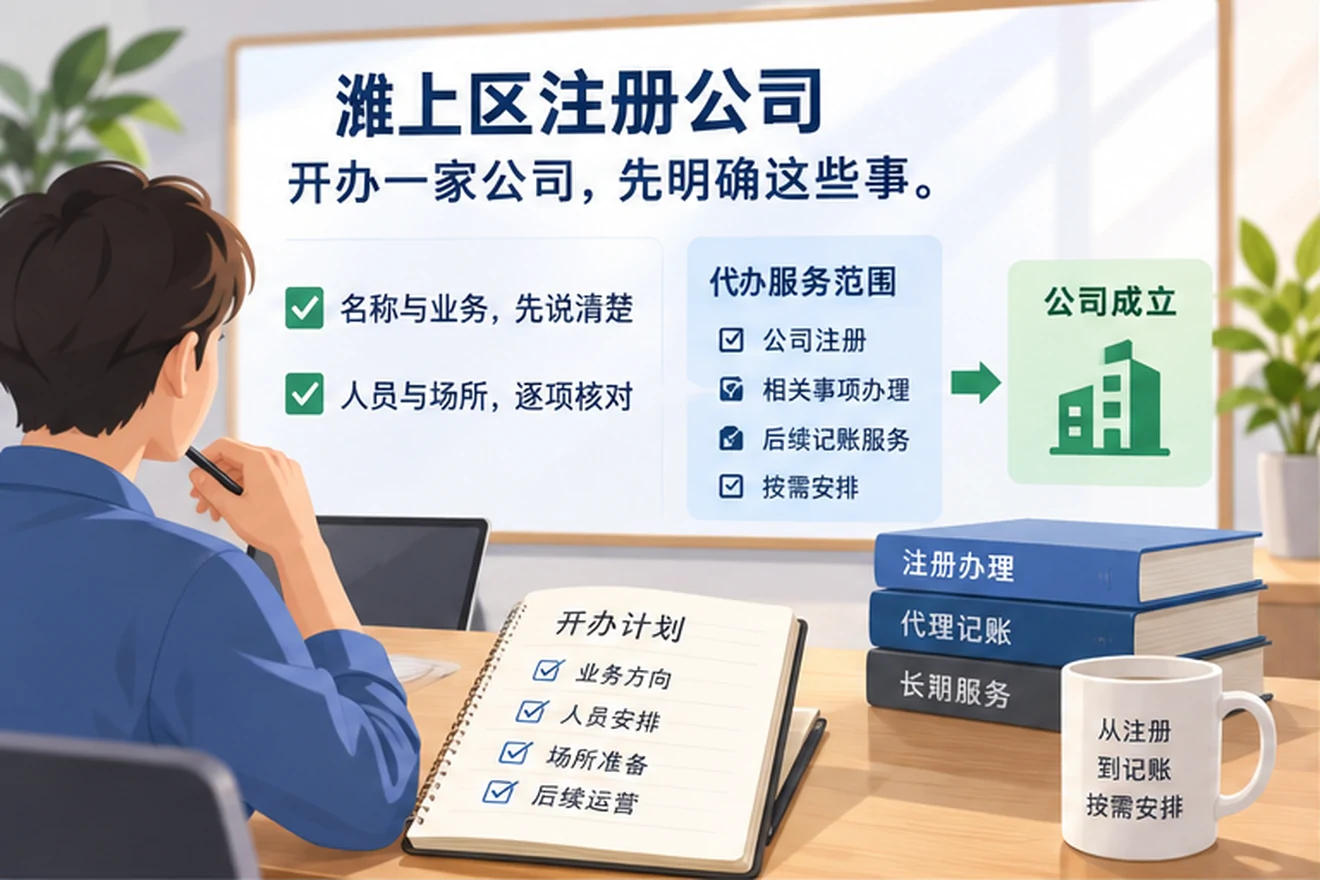 创业者一起整理开办计划的服务场景示意