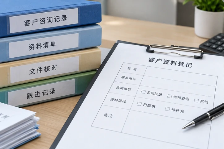 在线客服接待与咨询整理的服务场景示意