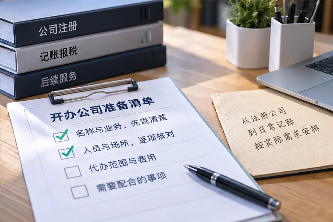创业者一起整理开办计划的服务场景示意