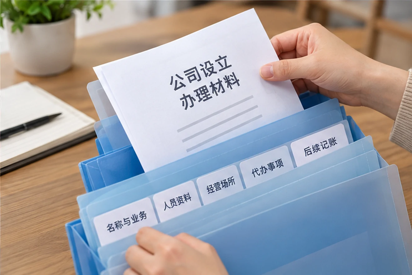 创业者一起整理开办计划的服务场景示意