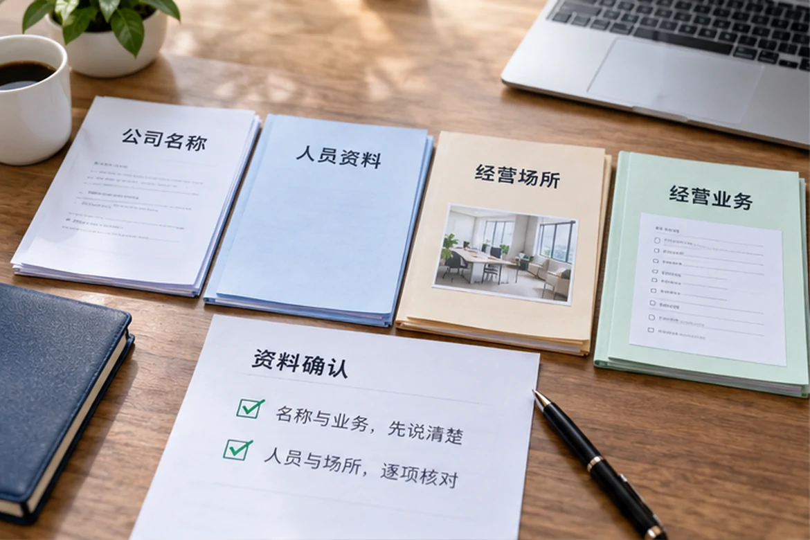 创业者一起整理开办计划的服务场景示意