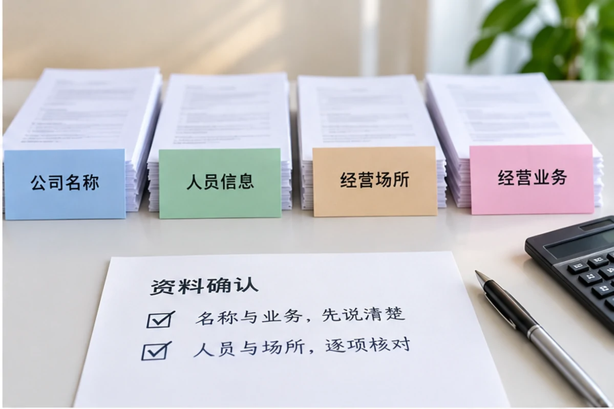 创业者一起整理开办计划的服务场景示意