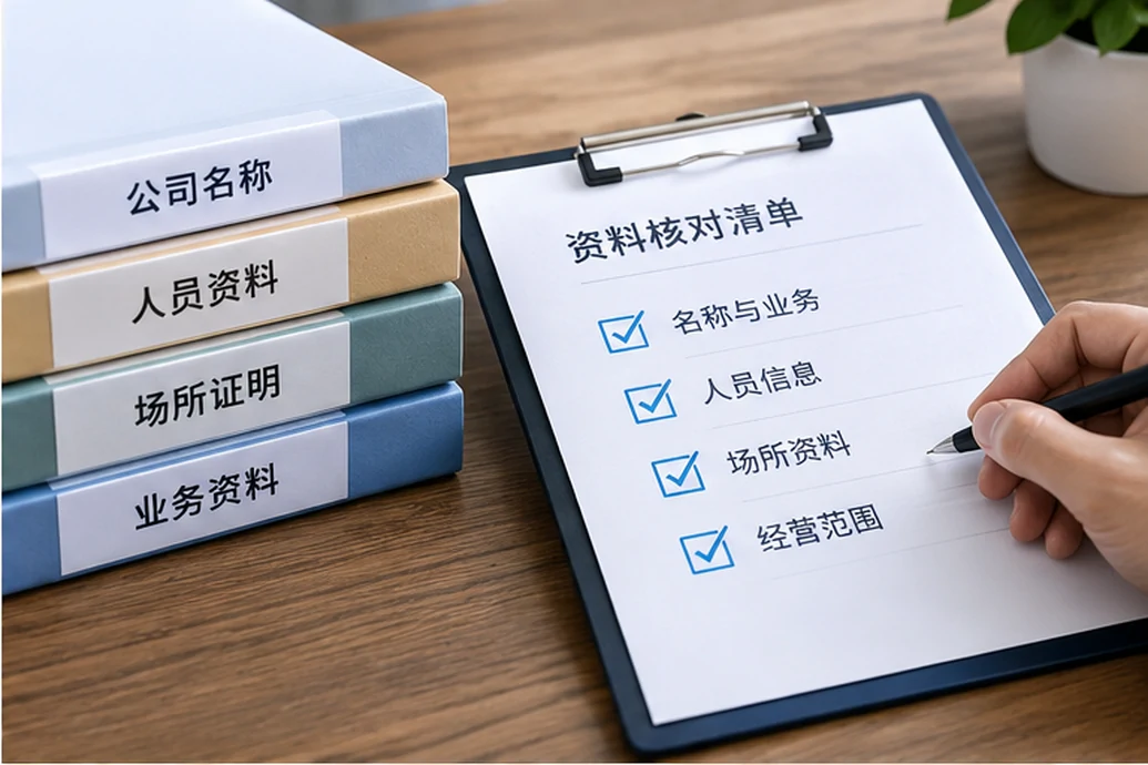 创业者一起整理开办计划的服务场景示意