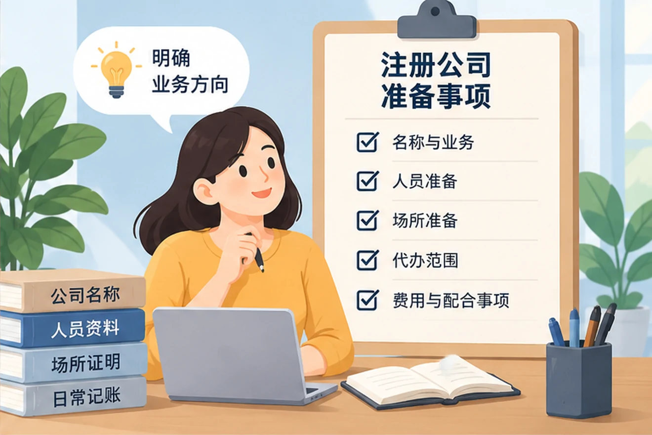 创业者一起整理开办计划的服务场景示意