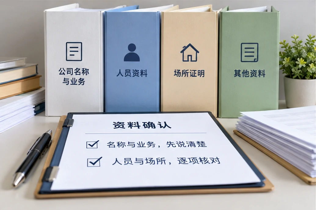 创业者一起整理开办计划的服务场景示意