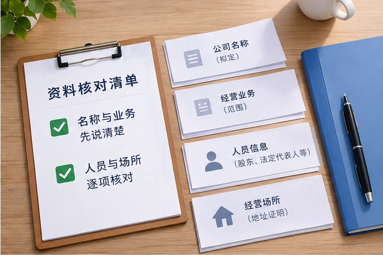 创业者一起整理开办计划的服务场景示意