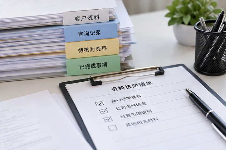 在线客服接待与咨询整理的服务场景示意