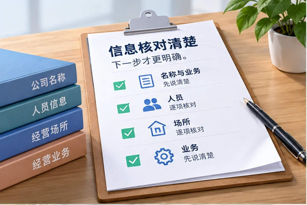 创业者一起整理开办计划的服务场景示意