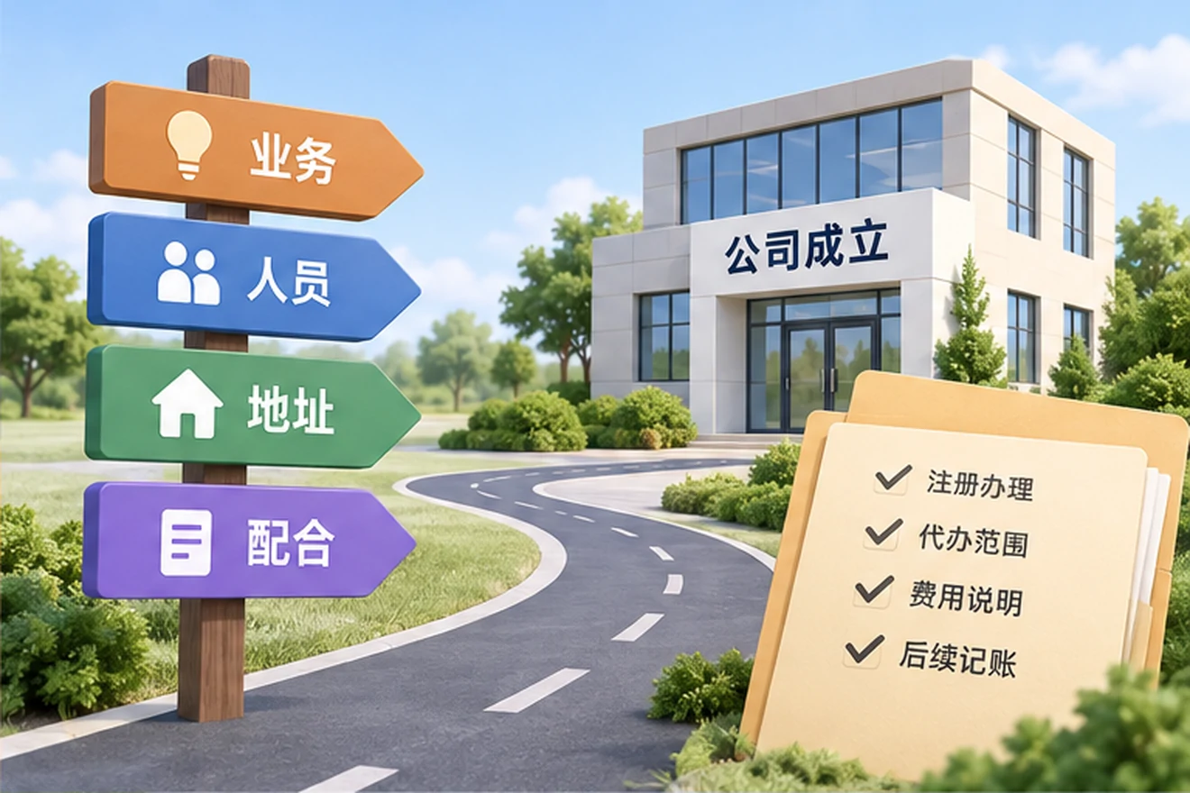 创业者一起整理开办计划的服务场景示意