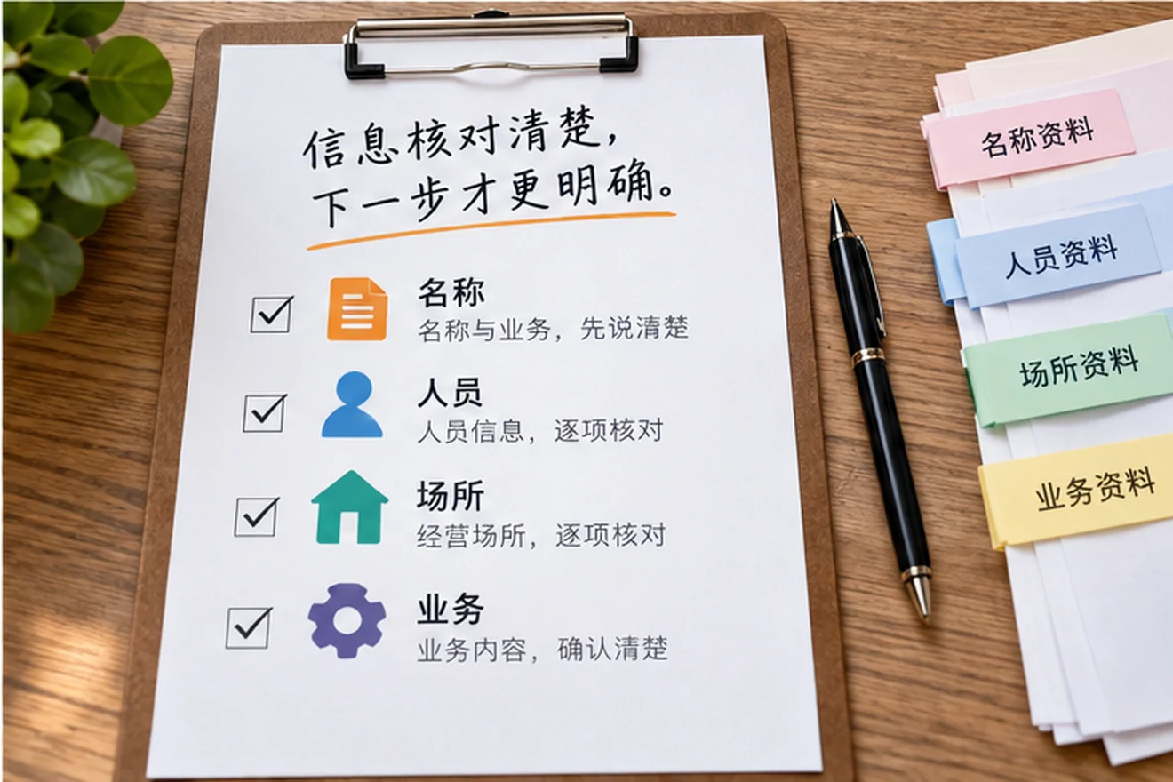 创业者一起整理开办计划的服务场景示意
