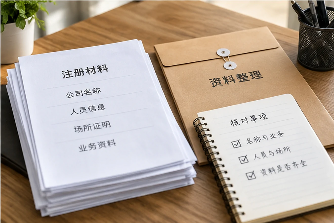 创业者一起整理开办计划的服务场景示意