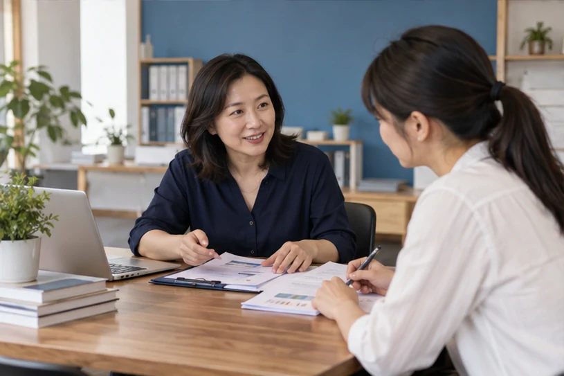 企业网站展示业务与服务信息的场景示意