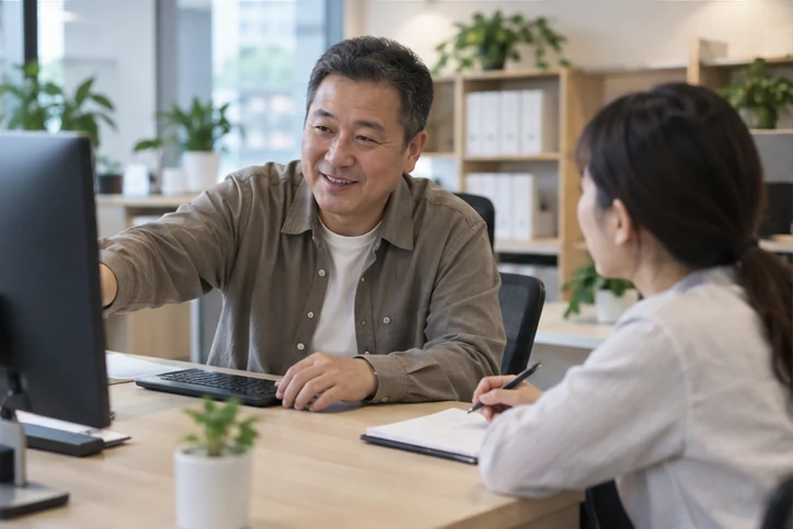 在线客服接待与咨询整理的服务场景示意