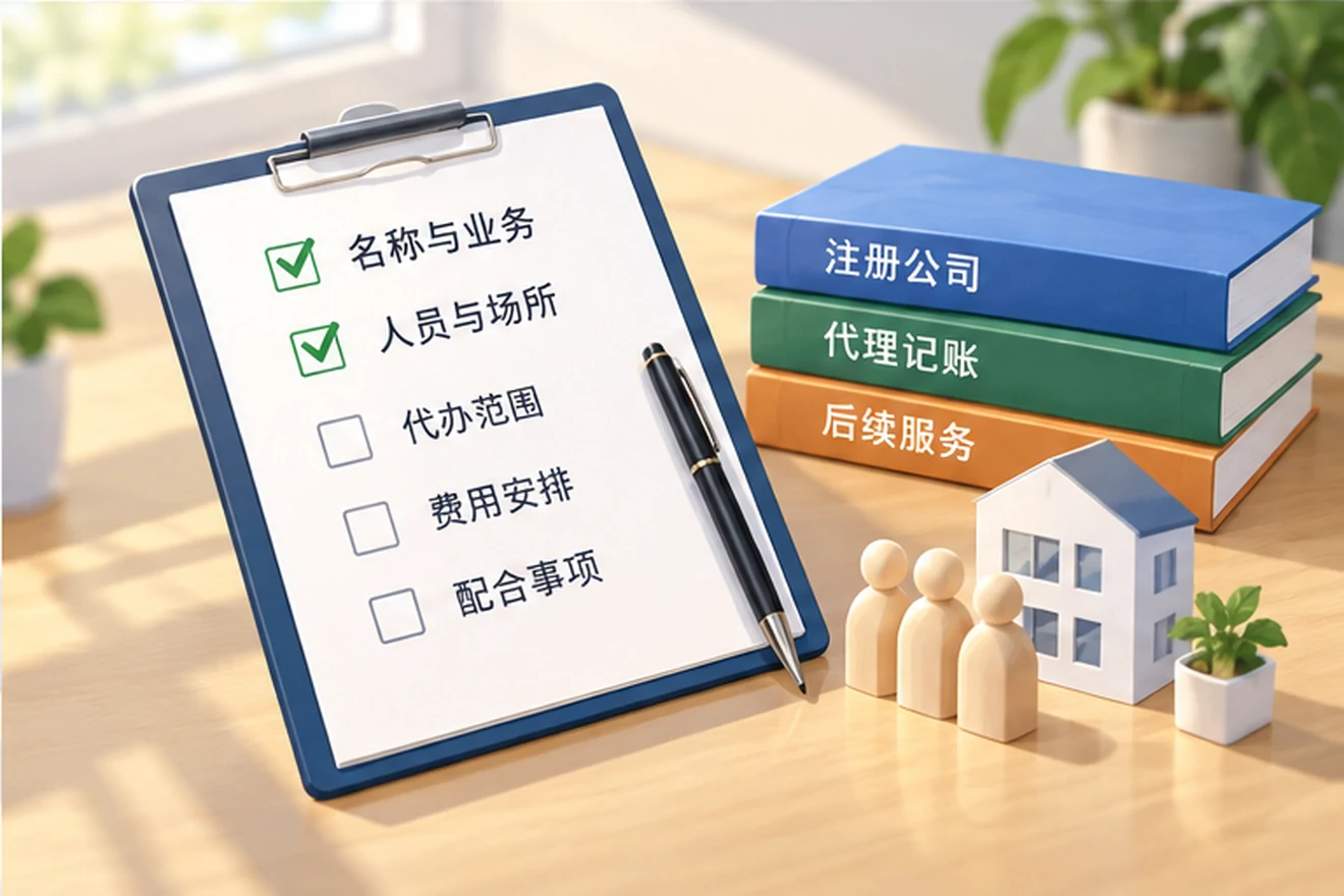 创业者一起整理开办计划的服务场景示意