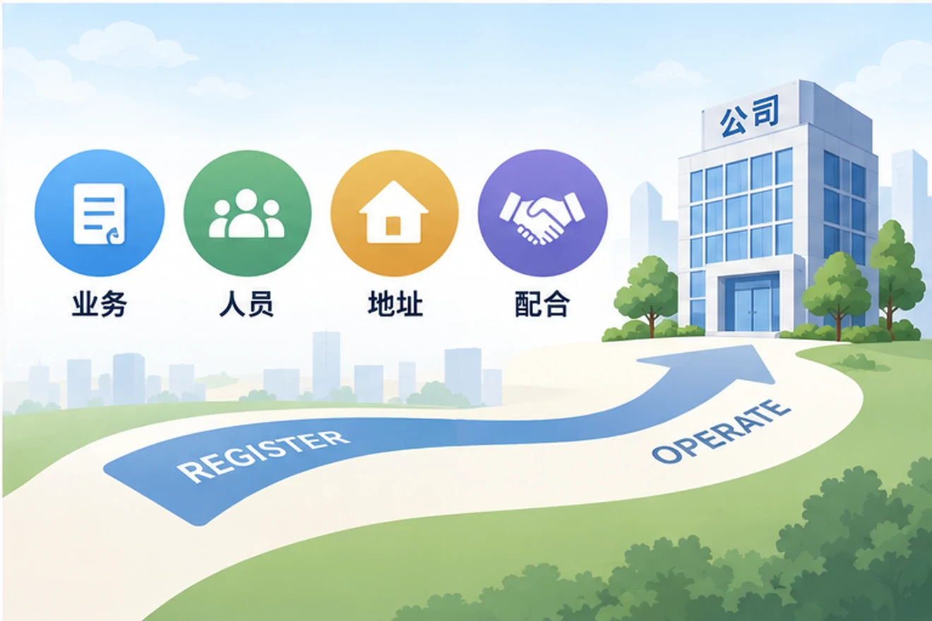 创业者一起整理开办计划的服务场景示意