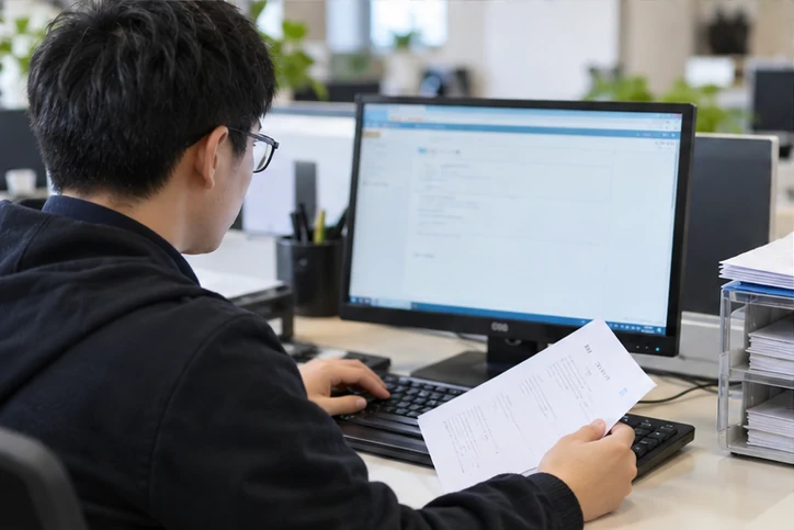 在线客服接待与咨询整理的服务场景示意