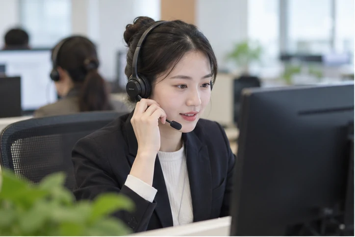 在线客服接待与咨询整理的服务场景示意