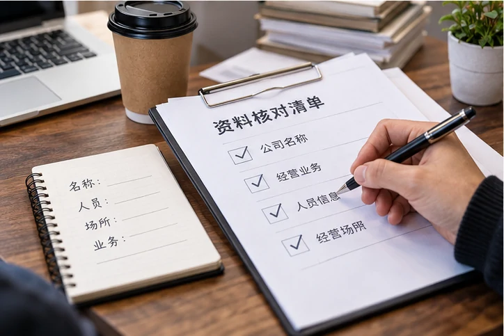 创业者一起整理开办计划的服务场景示意