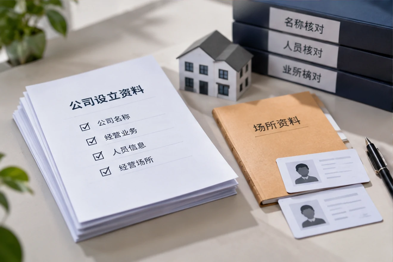 创业者一起整理开办计划的服务场景示意