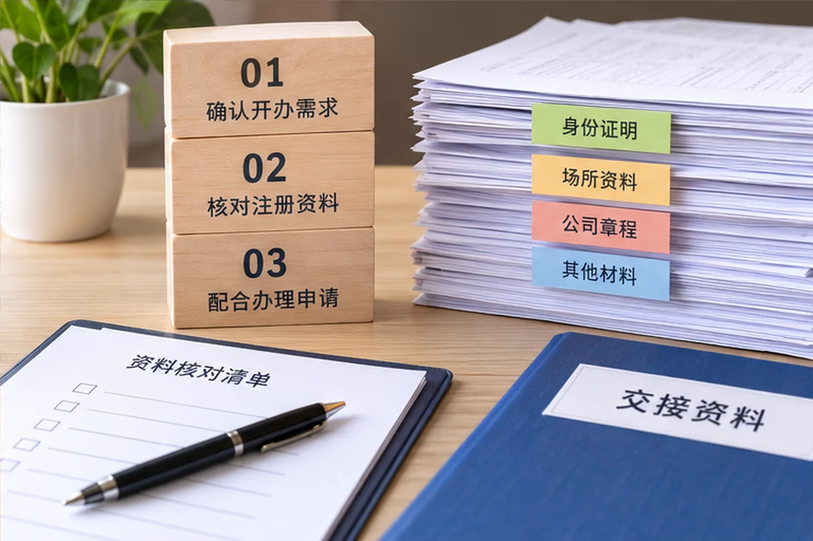 创业者一起整理开办计划的服务场景示意