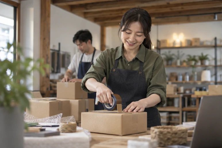 企业网站展示业务与服务信息的场景示意