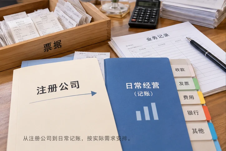 创业者一起整理开办计划的服务场景示意