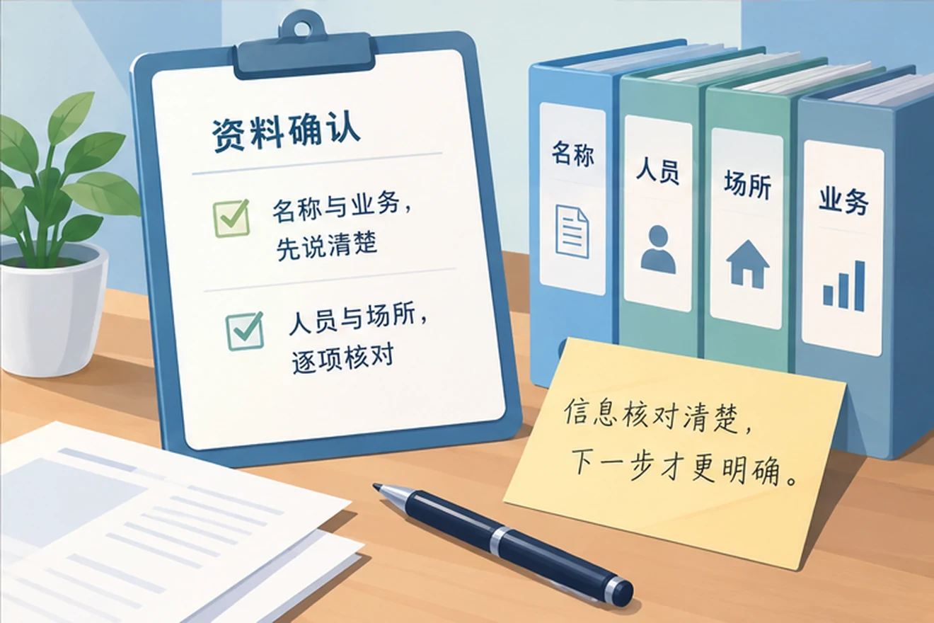 创业者一起整理开办计划的服务场景示意