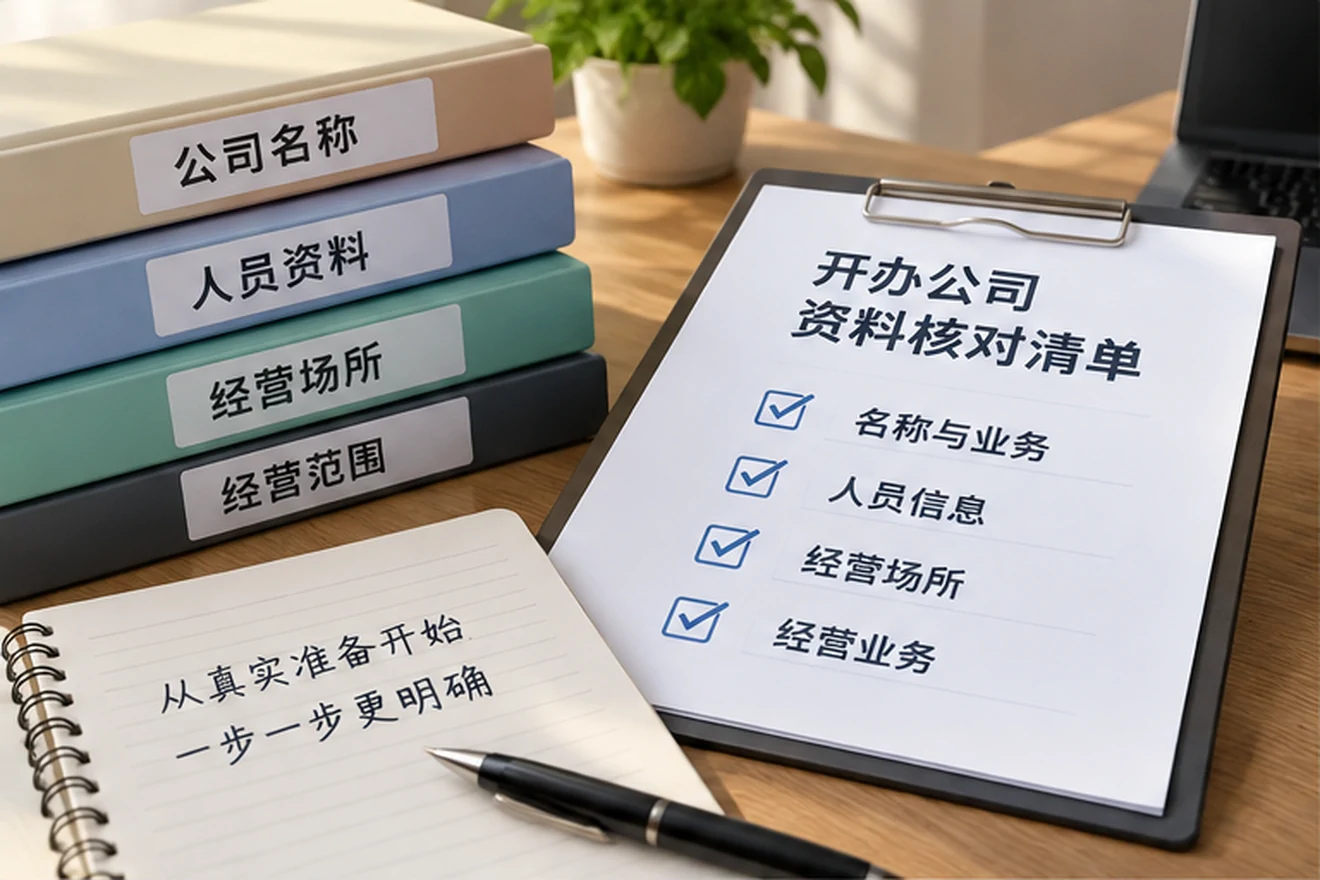 创业者一起整理开办计划的服务场景示意