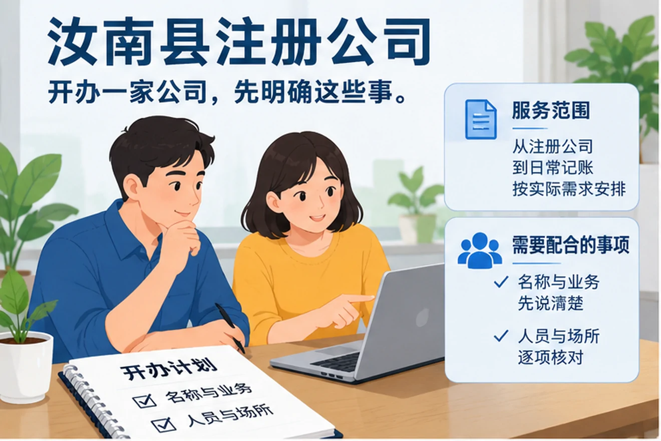创业者一起整理开办计划的服务场景示意