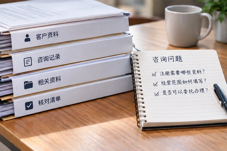 在线客服接待与咨询整理的服务场景示意
