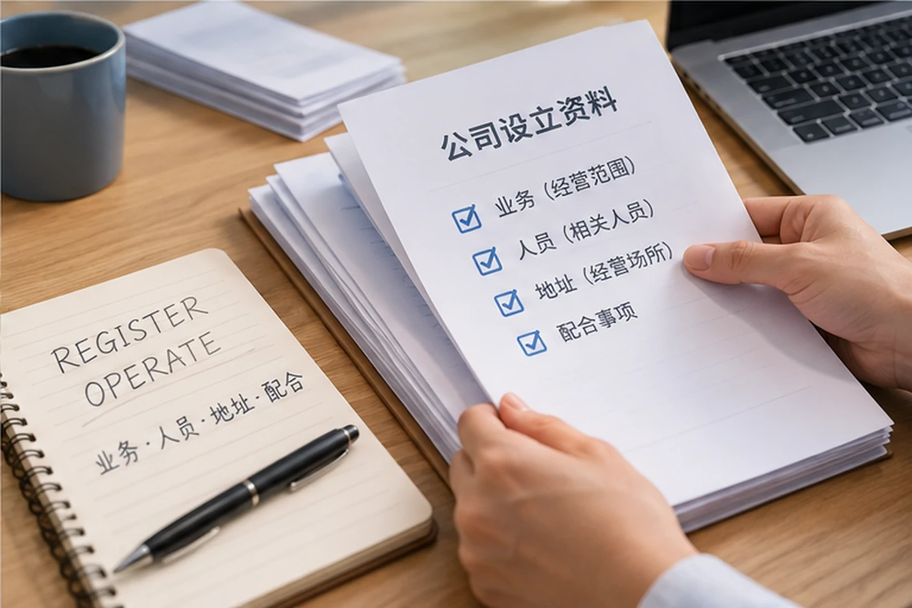 创业者一起整理开办计划的服务场景示意