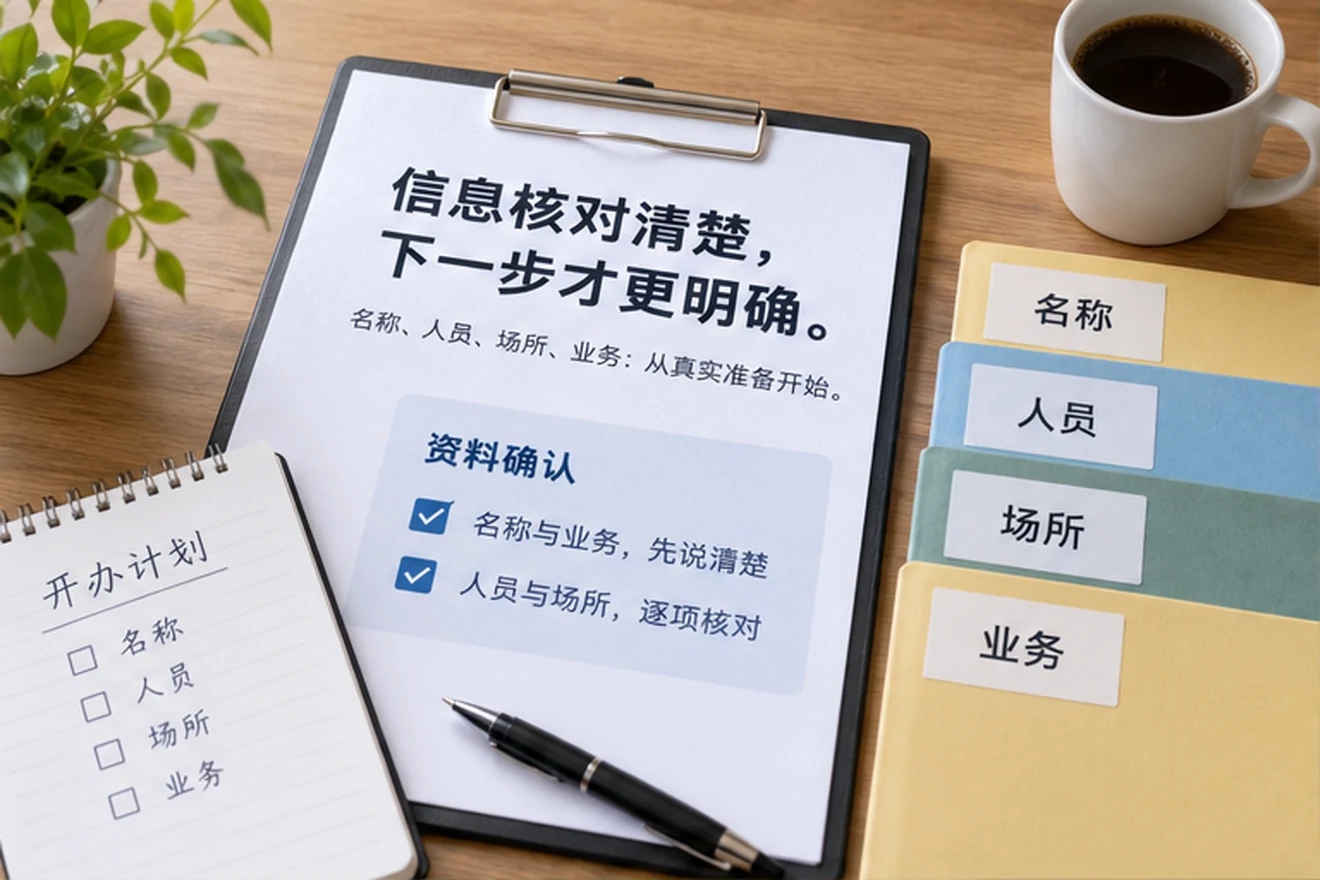 创业者一起整理开办计划的服务场景示意