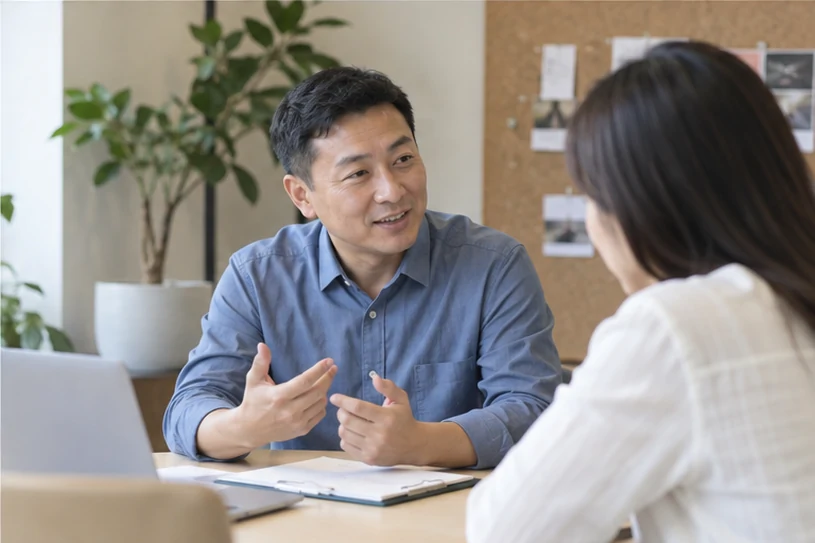 企业网站展示业务与服务信息的场景示意