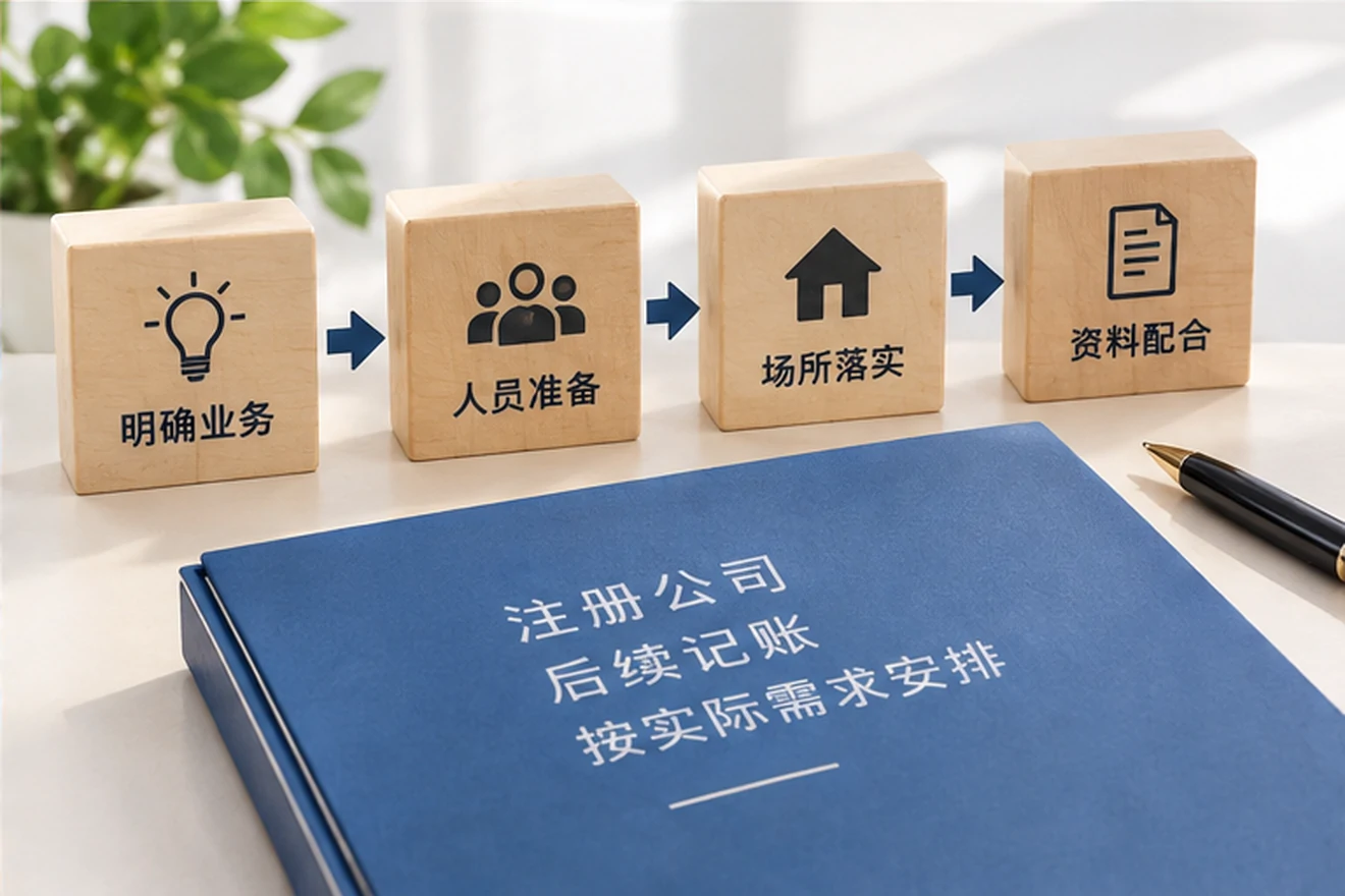 创业者一起整理开办计划的服务场景示意
