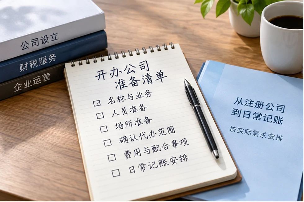 创业者一起整理开办计划的服务场景示意