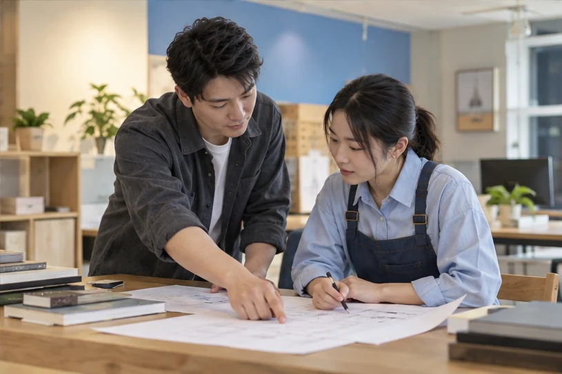 企业网站展示业务与服务信息的场景示意