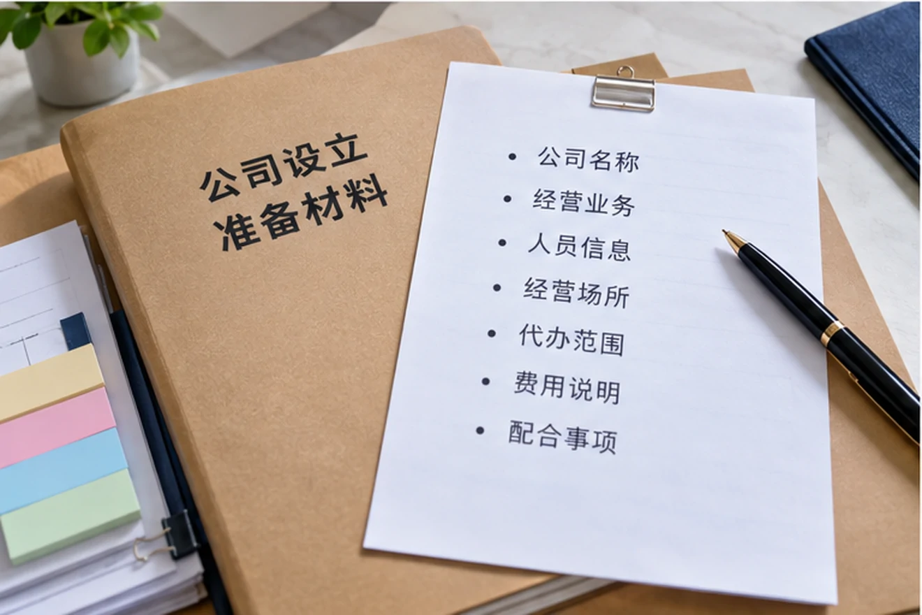 创业者一起整理开办计划的服务场景示意