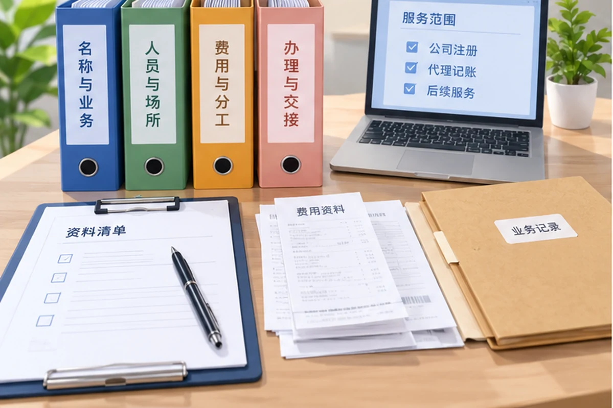 创业者一起整理开办计划的服务场景示意