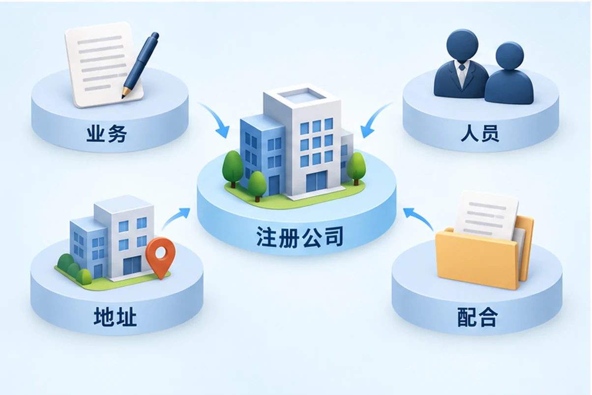 创业者一起整理开办计划的服务场景示意